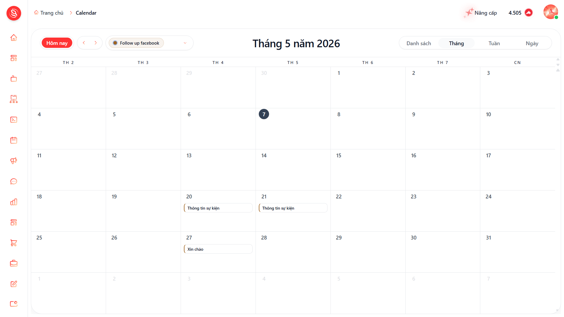 Calendar