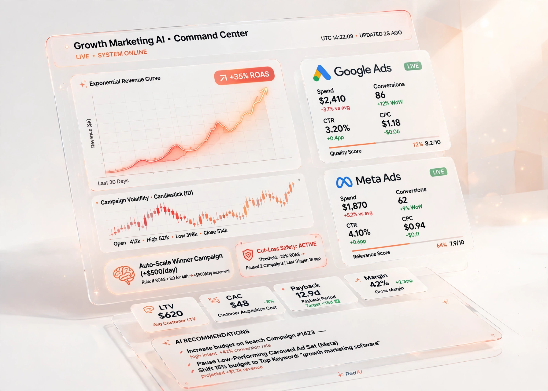 Tối ưu quảng cáo & Scale doanh thu (Ads AI)