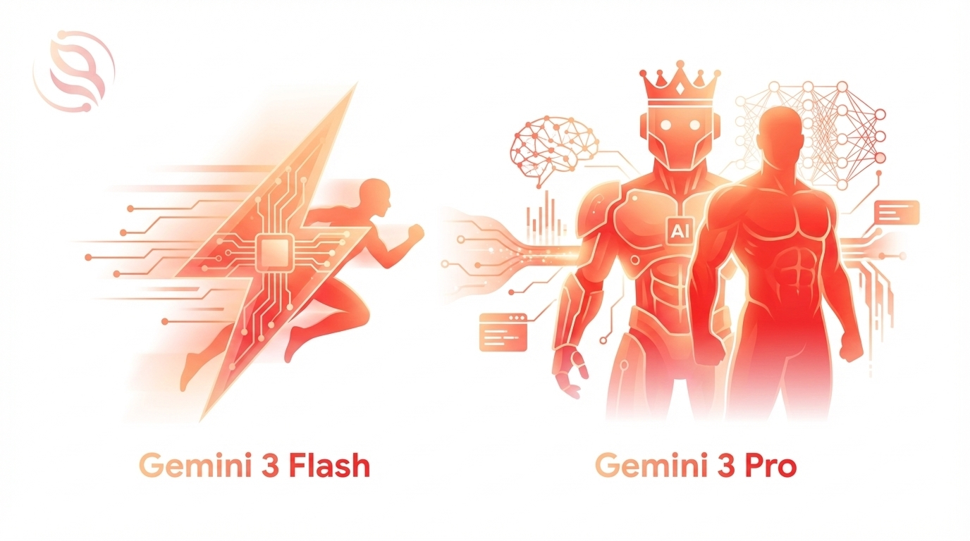 Kèo thơm 2025: So sánh Gemini 3 Flash vs Gemini 3 Pro – Bản "nhẹ" có thực sự vả bản Pro? Kèo thơm 2025: So sánh Gemini 3 Flash vs Gemini 3 Pro – Bản "nhẹ" có thực sự vả bản Pro? - Thị trường AI | RedAI Blog