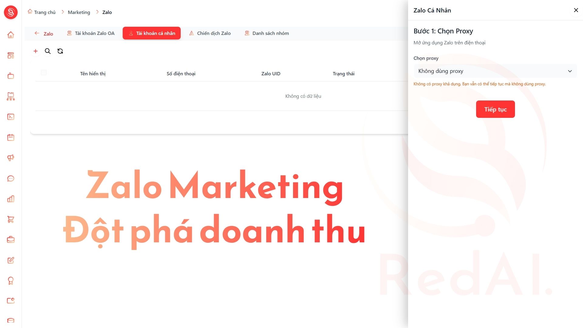 Đột phá doanh thu Bất động sản bằng Zalo Marketing: Từ tài khoản cá nhân đến chiến dịch OA chuyên nghiệp Đột phá doanh thu Bất động sản bằng Zalo Marketing: Từ tài khoản cá nhân đến chiến dịch OA chuyên nghiệp - Nỗi đau doanh nghiệp | RedAI Blog