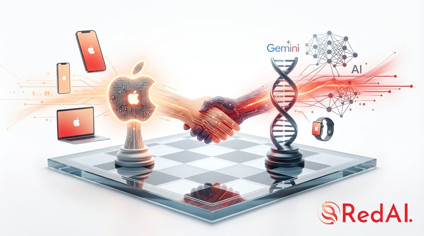 Giải mã ván bài Apple tích hợp Gemini vào Apple Intelligence dành cho giới mộ điệu công nghệ 2026: Cú bắt tay của những đối tác đối đầu - Thị trường AI | RedAI Blog
