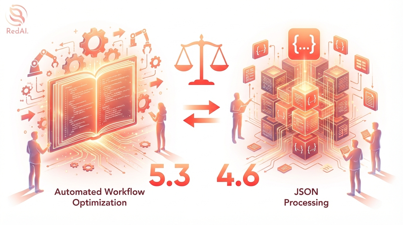 So sánh chi tiết Codex 5.3 vs Opus 4.6: Tối ưu hóa Workflow tự động và Khả năng xử lý JSON - Agentic AI | RedAI Blog